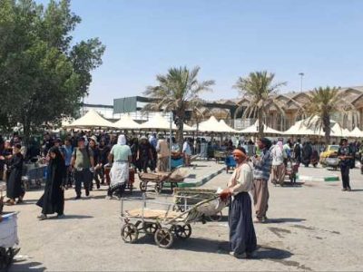 حال و هوای مسیر بهشت در پایانه مرزی مهران