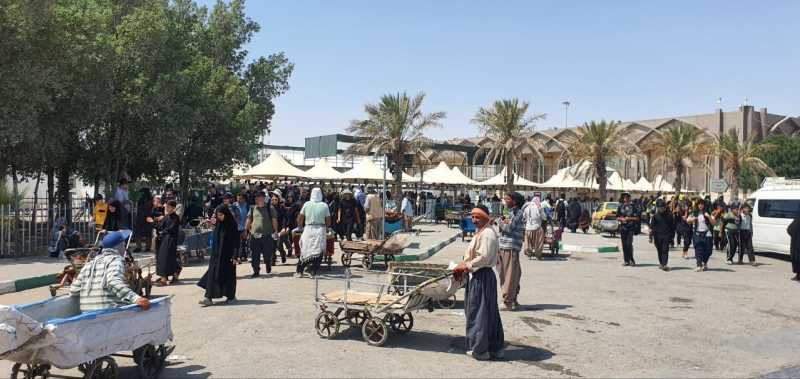 حال و هوای مسیر بهشت در پایانه مرزی مهران