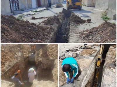 توسعه و بازسازی ۱۸ کیلومتر شبکه و انشعابات جمع‌آوری فاضلاب در ایلام