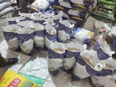 انبار بسته‌بندی غیرمجاز برنج در ایلام کشف شد