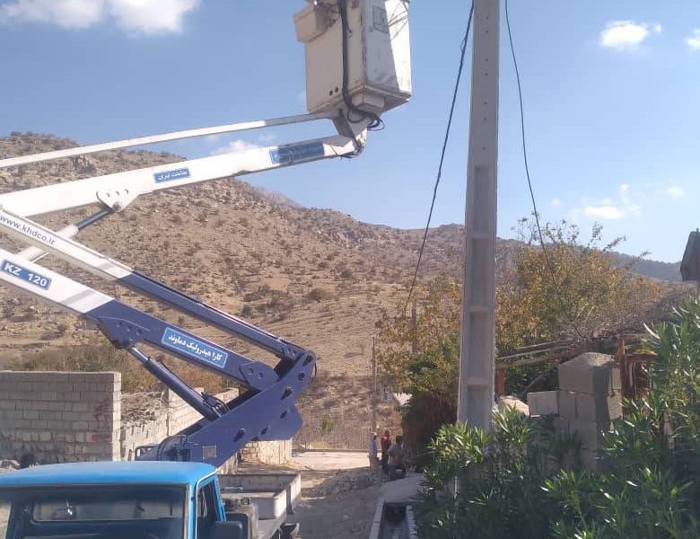 تعمیر و اصلاح چراغهای روشنایی معابر بخش سیوان