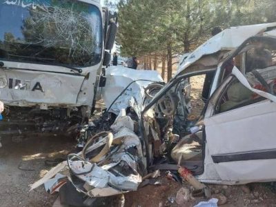 تصادف مرگبار در محور ایلام – اسلام آباد 