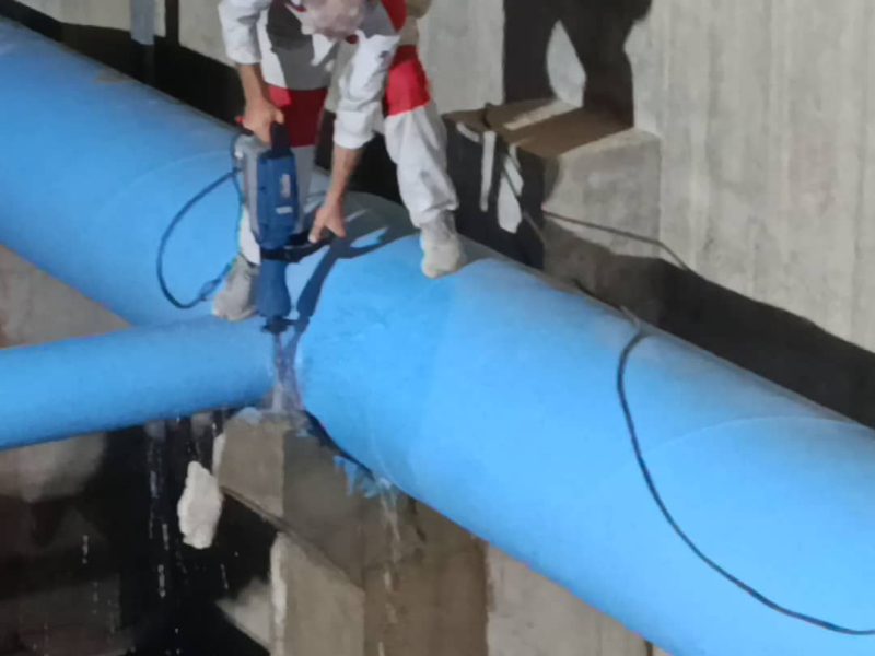 شکستگی خط انتقال و اصلاح کلکتور ایستگاه سه سد ایلام رفع شد 