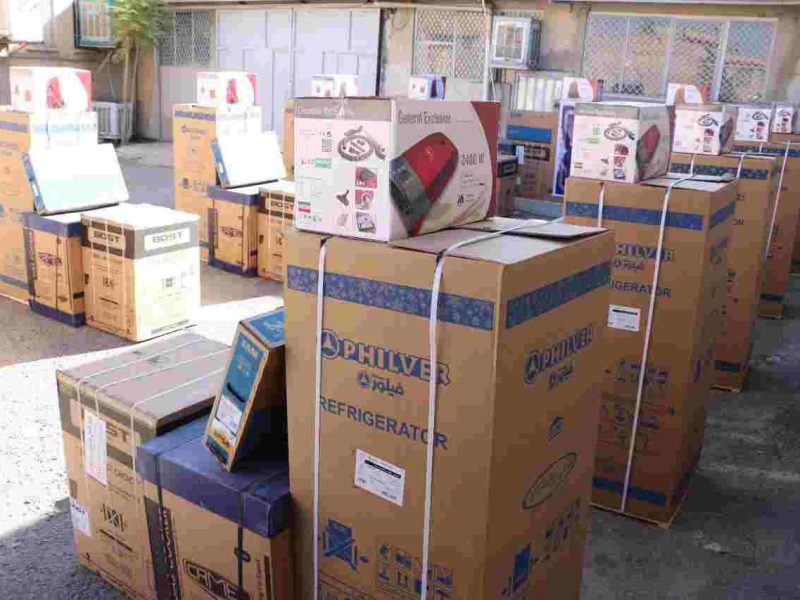 توزیع بیش از دو هزار قلم کالای خانگی و ضروری در بین نیازمندان ایلام