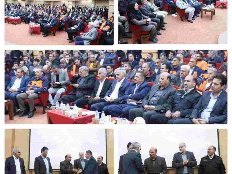 مراسم تکریم و معارفه مدیرکل راهداری و حمل و نقل جاده‌ای استان ایلام