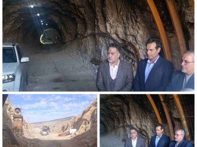 حفاری تونل رنو برای عبور قطار/اتصال ایلام به شبکه ریلی در مرحله عمل
