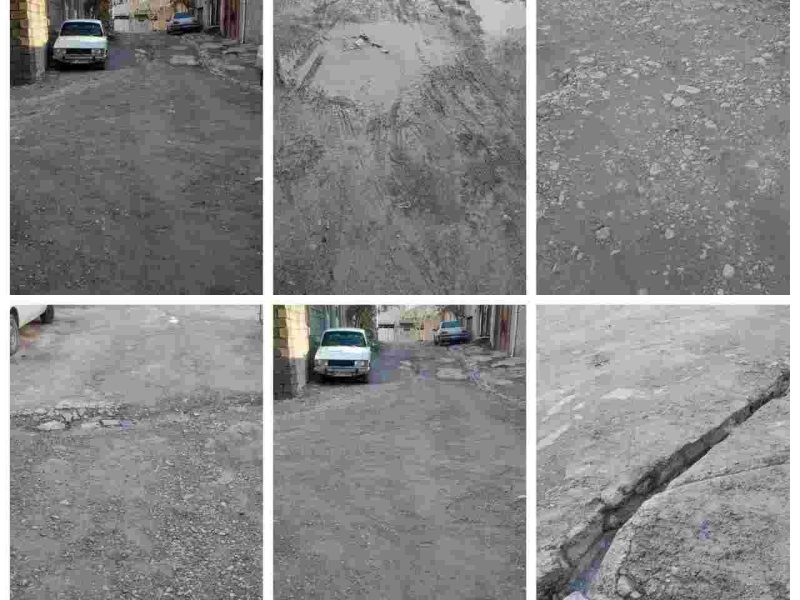 کوچه‌ای بدون نام و بدون امکانات در منطقه آشوری، سال‌هاست فراموش شده است