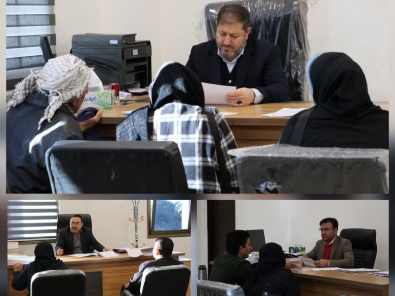 رئیس دادگستری ایلام با ۶۵ مراجعه‌کننده دیدار کرد