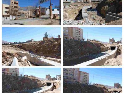 پیشرفت ۵۰ درصدی پروژه سیلبند بلوار شهدای اقتدار