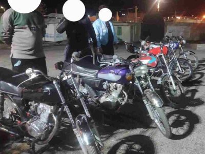 کشف هفت دستگاه موتورسیکلت سرقتی در ملکشاهی 