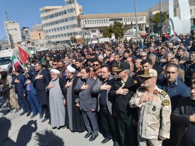 تشییع باشکوه ۶ شهید والامقام در ایلام برگزار شد+تصاویر