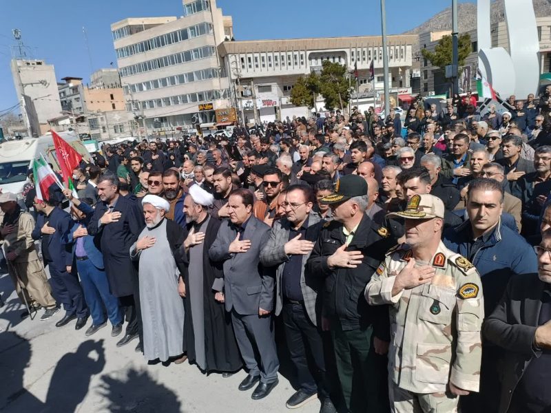 تشییع باشکوه ۶ شهید والامقام در ایلام برگزار شد+تصاویر