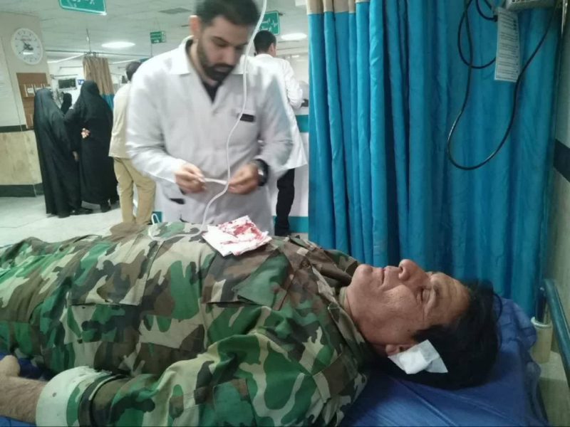 فرمانده یگان حفاظت زخمی شد!