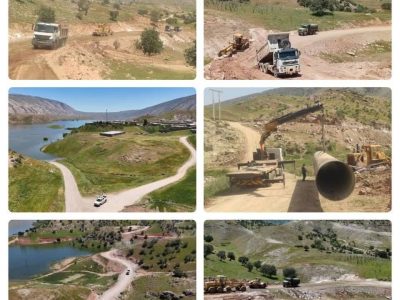پیشرفت ۶۰ درصدی احداث راه دسترسی روستاهای عرب‌رودبار شهرستان سیروان