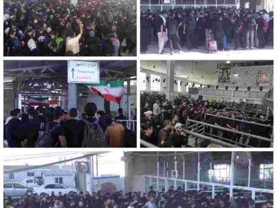 تردد بیش از ۱۳۱ هزار زائر از مرز مهران در ماه محرم