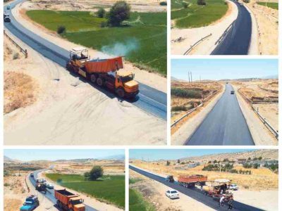 اجرای طرح‌های روکش آسفالت و ایمن‌سازی محورهای ارتباطی شهرستان سیروان