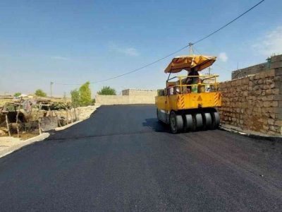 ۳۷ هزار و ۲۰۰ مترمربع از معابر روستایی هلیلان آسفالت شد